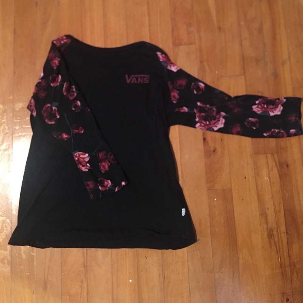 Floral vans T-shirt